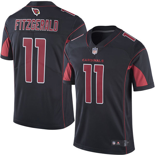 Arizona Cardinals Limited Black Men Larry Fitzgerald Jersey NFL Football #11 Rush Vapor Untouchable->arizona cardinals->NFL Jersey